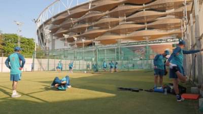 IND vs AUS Test : काय चाललय, मॅच खेळणाऱ्या भारत-ऑस्ट्रेलियाच्या प्लेयर्सनाच नरेंद्र मोदी स्टेडियममध्ये जाण्यापासून रोखलं