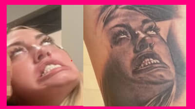 नवऱ्याने बायकोचा टॅटू काढला, परंतू खूष होण्याऐवजी बायकोची का सटकली