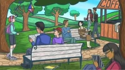 या चित्रातलं वर्तमानपत्र शोधा!