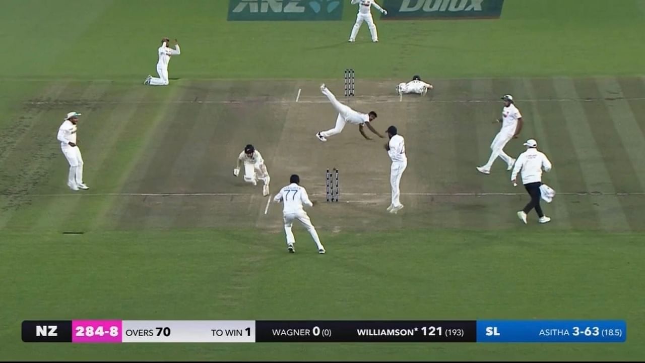 NZvsSL | अरं बाप..! श्रीलंका विरुद्ध न्यूझीलँड कसोटी सामन्याचा थरार, शेवटच्या चेंडूपर्यंत रंगला सामना Watch Video