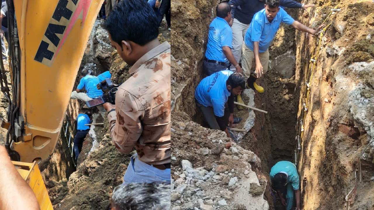 भूमिगत गटर योजनेच्या कामासाठी गेला कामगार; मातीच्या ढिगाराने त्याचे आयुष्यच बुजले