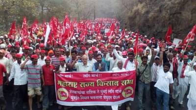 लाल वादळ मुंबईच्या दिशेने...; शेतकऱ्यांच्या मागण्यांसाठी शेतकरी विधानभवनावर धडकणार