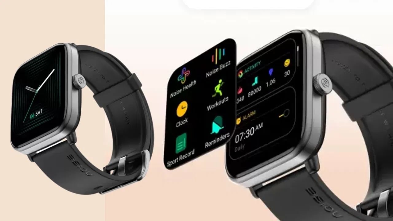 Noise ColorFit Pro 4: The Noise ColorFit Pro 4 smartwatch comes with a 1.72-inch color touchscreen.  It provides users with fitness tracking features like step tracking, heart rate and blood oxygen tracking.  Can buy from Flipkart for Rs.2,999.  (Photo: Flipkart)