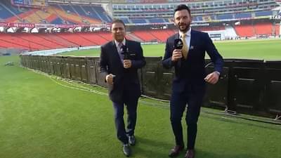 Sunil Gavaskar यांचा स्टेडियमवरच नाटू नाटू गाण्यावर धमाल डान्स; पहा व्हिडीओ