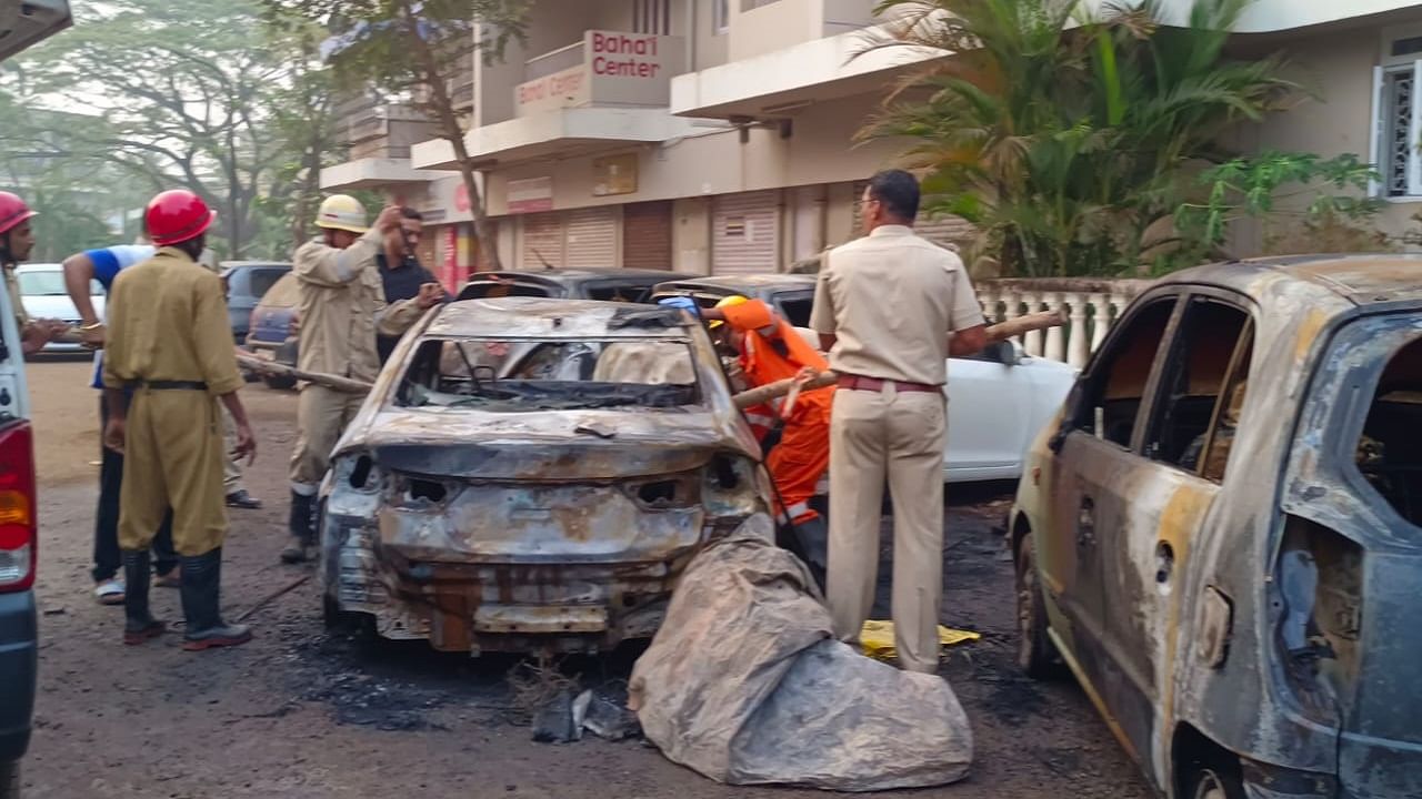 GOA CAR FIRE