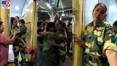 मातृत्वापेक्षाही नेशन फस्ट, आपल्या लहान मुलास सोडून जाताना महिला जवानाचा हा व्हिडिओ पाहाच