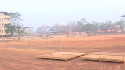 उद्धव ठाकरेंच्या टीकेला मिळणार उत्तर; शिंदेंच्या सभेसाठी मैदानात जय्यत तयारी