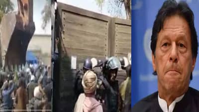 इम्रान खान यांच्या घरात लाहौर पोलीस, थेट बुलडोझरची कारवाई, पाकिस्तानात खळबळ