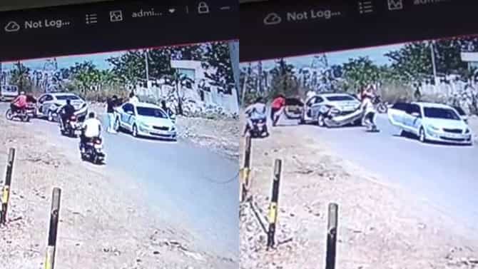 गाडीला धडक देत तरुणावर हल्ला, गोळीबार आणि कोयत्याचे वार, चित्रपटाला शोभेल असा सीन पाहून तुम्हालाही धडकी भरेल, VIDEO