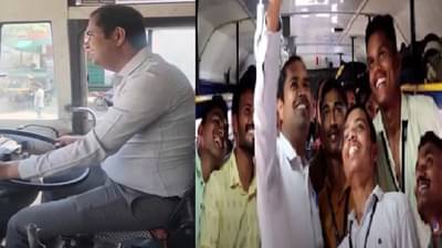 विद्यार्थ्यांच्या विधानभवन दौऱ्याचं आयोजन अन् आमदारच बनले एसटी बसचे चालक