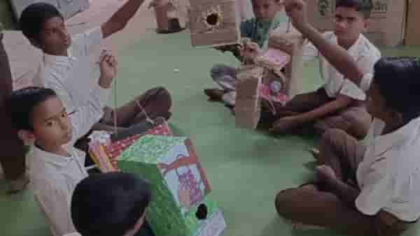 चिमण्यांच्या संरक्षणासाठी झेडपीची मुलं सरसावली; विद्यार्थ्यांनी नेमकं काय केलं?