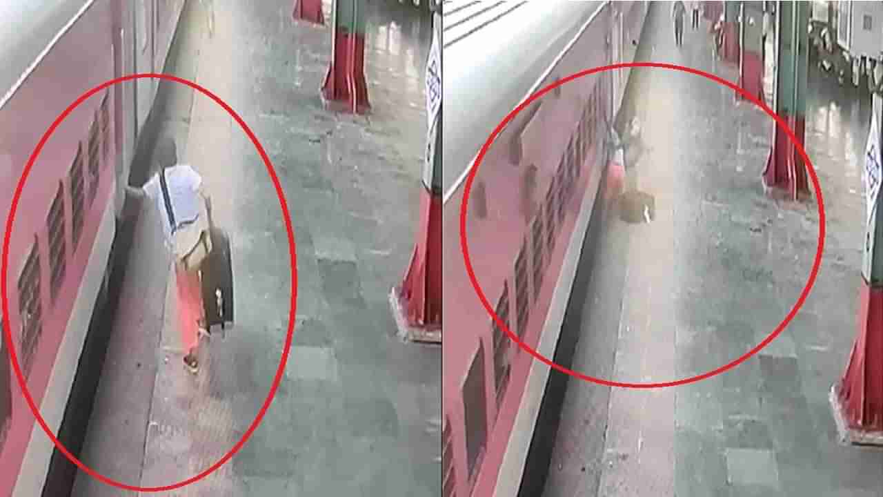 VIDEO | भयानक थरार, RPF जवान देवासारखा धावून आला, पण तरुणासोबत जे घडलं ते....