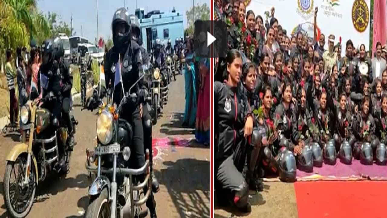 दिल्लीवरून निघालेली CRPF महिलांची बाईक रॅली भंडाऱ्यात