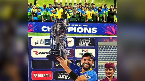 LLC Final 2023 : एशिया लायन्सने पटकावलं विजेतेपद, जावयानंतर आता सासऱ्याच्याही शिरपेचात मानाचा तुरा