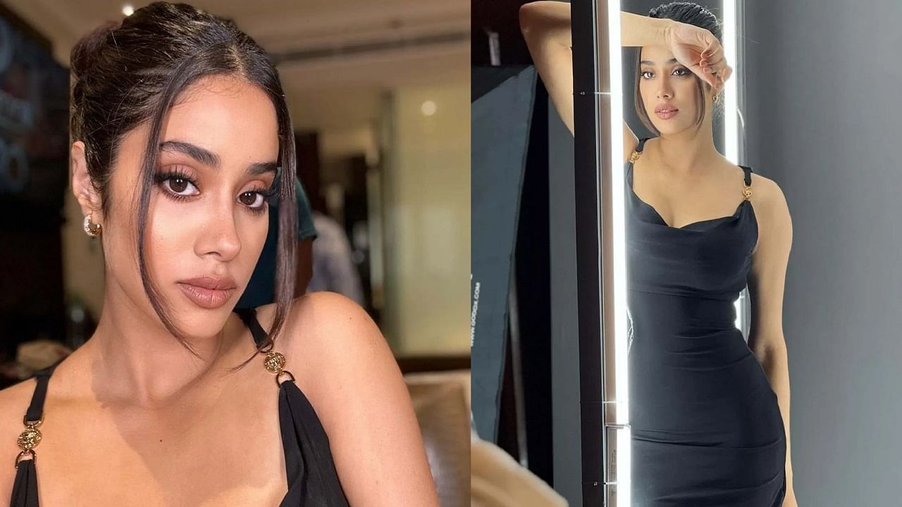 Janhvi Kapoor च्या बॉडीकॉन ड्रेसमध्ये घायाळ करणाऱ्या ग्लॅमरस अदा