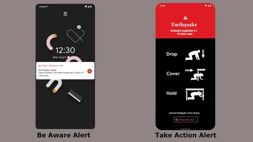 Android Earthquake Alerts System (Credit: Google)