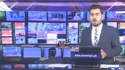 न्यूजरूम मधील सर्वजण पळाले, अँकर तिथेच! भूकंपाचा व्हिडीओ व्हायरल