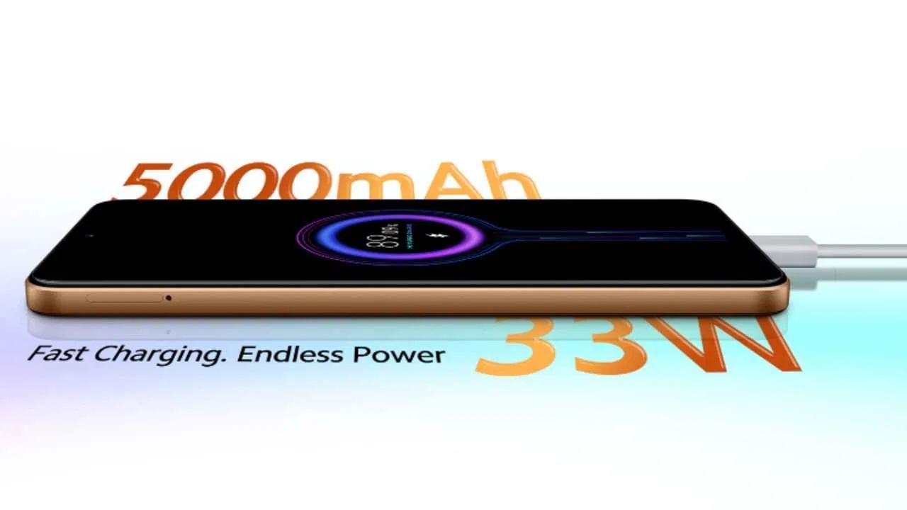 रेडमी नोटमध्ये 5000 एमएएचची बॅटरी असेल आणि डिव्हाईस 33 वॅट फास्ट चार्जिंगला सपोर्ट करेल. (Photo - mi.com)