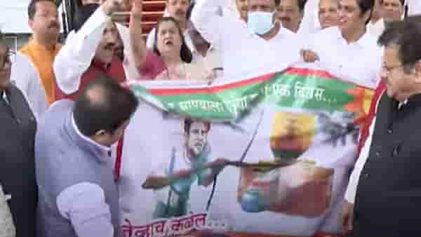 Tv9 मराठी Special Report : राहुल गांधी यांच्याविरोधात ‘जोडे मारो’ अन् विधानभवनात उमटले पडसाद