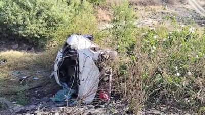 भरधाव वेगात असलेली कार उलटली, एकाच कुटुंबातील चौघांचा मृत्यू, पाच दिवसात तीन अपघात