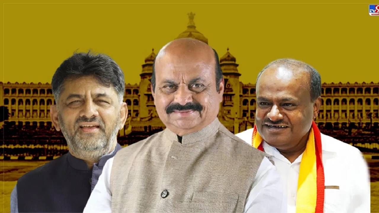 Karnataka Election Exit poll results 2023 |  कर्नाटकात एक्झिट पोलमध्ये भाजपाला धक्का, काँग्रेसकडे भाजपापेक्षा किती जास्त?