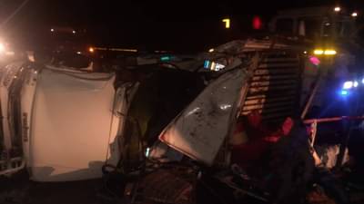 अहमदनगरमध्ये तीन वाहनांचा भीषण अपघात, देवदर्शनाहून घरी परतत होते पण...