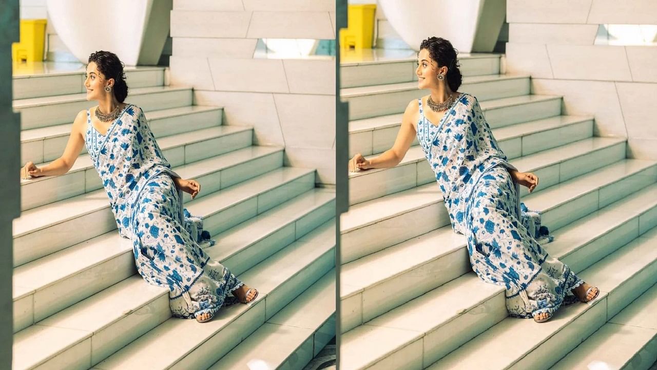 Taapsee Pannu हिच्या पारंपरिक लूकवर खिळल्या चाहत्यांच्या नजरा; फोटो व्हायरल