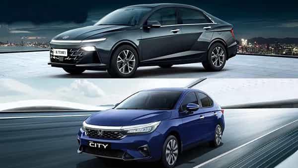 Hyundai Verna 2023 कार नुकतीच लाँच करण्यात आली आहे. या गाडीची किंमत 10.89 लाख रुपयांपासून सुरु होते. या गाडीची थेट स्पर्धा होंडा सिटीशी असणार आहे. होंडा सिटीचं पाचव्या पिढीच्या मॉडेलची एक्स शोरुम किंमत 11.49 लाख रुपये आहे. (Photo: Hyundai/Honda)