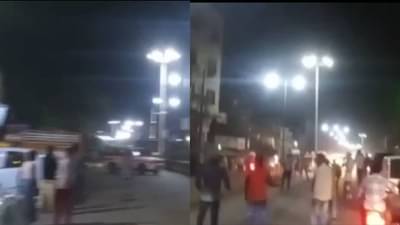 धक्का लागल्याने वाद, संभाजीनगरात तुफान राडा, प्रचंड दगडफेक, पोलिसांची वाहनेही जाळली; नाक्यानाक्यावर बंदोबस्त