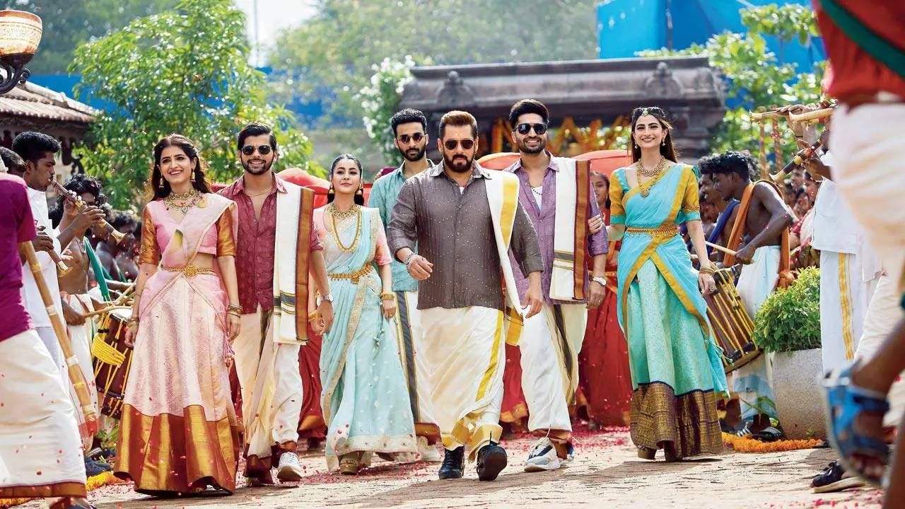 सलमान खान दिसला साऊथ इंडियन लूकमध्ये, चाहते फिदा, किसी का भाई किसी की जान चित्रपटातील गाणे रिलीज