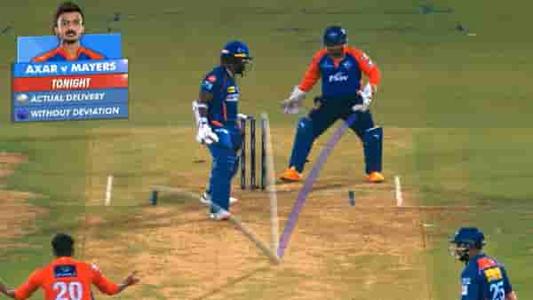 IPL 2023 LSG vs DC | अक्षर पटेलच्या फिरकीपुढे कायल मायर्सचं वादळ शमलं, असा पाठवला तंबूत पाहा Video