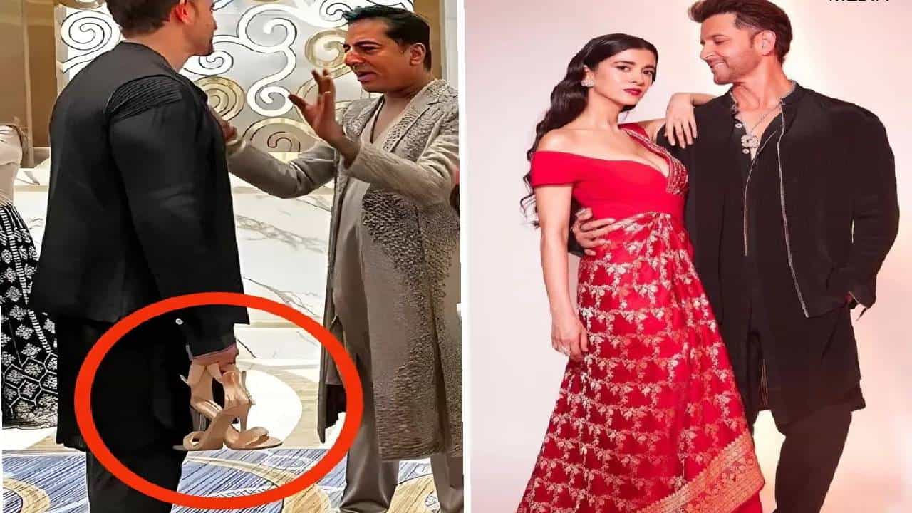 बॉयफ्रेंड असावा तर असा.. हृतिकच्या हातात गर्लफ्रेंडच्या सँडल्स पाहून फॅन्स म्हणाले Such a Darling !