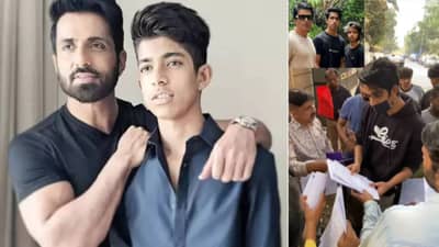 कौतुकास पात्र असलेला एकमेव स्टारकिड; वडिलांच्या अनुपस्थितीत सोनू सूदच्या मुलाने केलेल्या कामाचं कौतुक