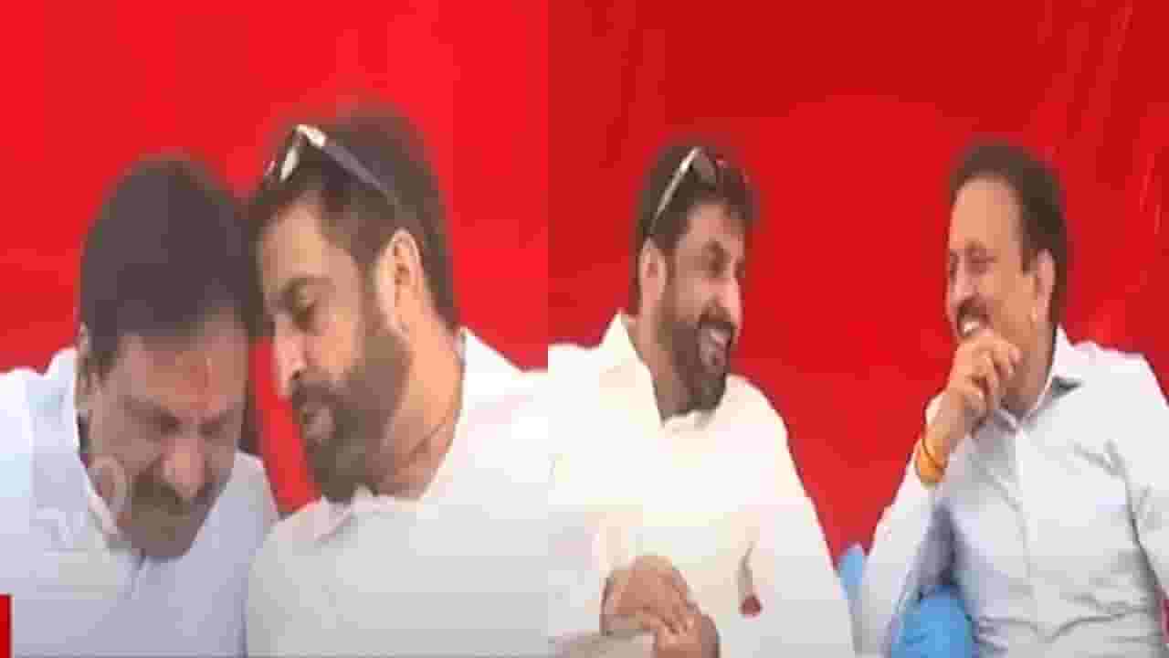 हास्यविनोद, चर्चा अन् मिस्करी; भाजप, शिवसेना आणि एमआयएमचे नेते एकाच मंचावर हास्यविनोद, चर्चा अन् मिस्करी; भाजप, शिवसेना आणि एमआयएमचे नेते एकाच मंचावर