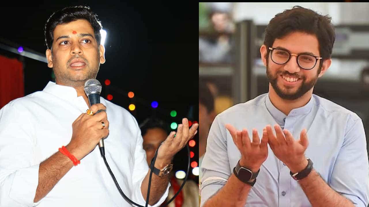 खोके मोजायची सवय,म्हणून ते खोके खोके करतात, श्रीकांत शिंदे यांच्या निशाण्यावर कोण? खोके मोजायची सवय,म्हणून ते खोके खोके करतात, श्रीकांत शिंदे यांच्या निशाण्यावर कोण?