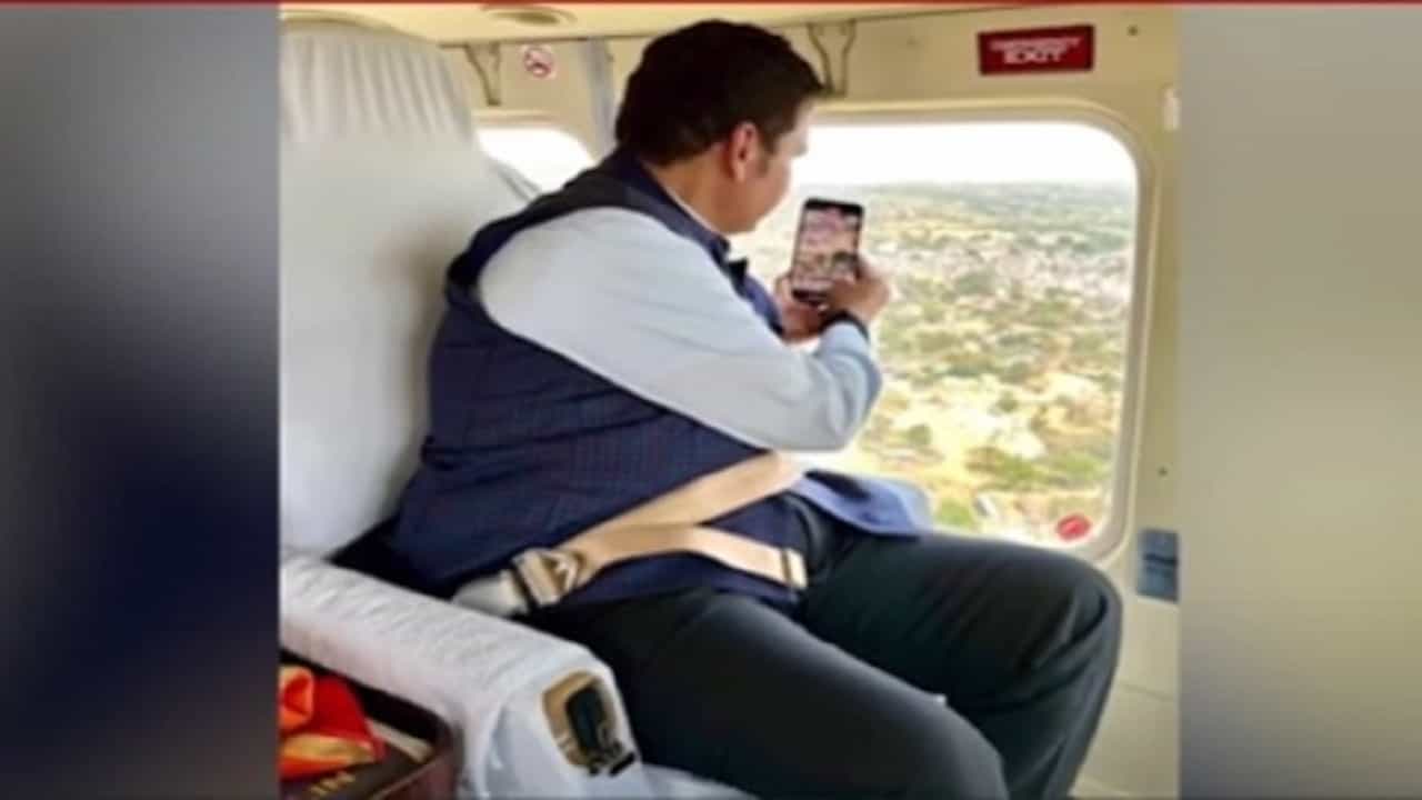 देवेंद्र फडणवीस यांच्याकडून अयोध्येतील राम मंदिराची हवाई पाहणी, बघा एरियल व्ह्यू