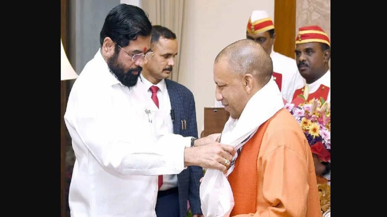 एकनाथ शिंदे घेणार उत्तर प्रदेशचे मुख्यमंत्री योगी आदित्यनाथ यांची भेट