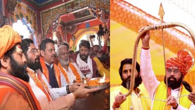 मिंध्यांच्या तोंडात राम, पण बगलेत खंजीर, अयोध्या दौऱ्यानं पापं धुतली जातील का? सामना तून सणसणीत सवाल