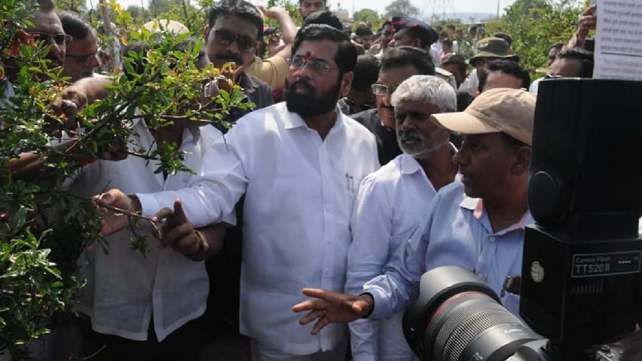 अवकाळी पावसाने जे हिरवलं त्याच्या भरपाईसाठी मुख्यमंत्री शेताच्या बांधावर, 24 तासांच्या आत तीन जिल्ह्यांचा दौरा