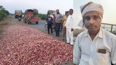 लासलगावात पुन्हा कांद्याचा वांदा, कांद्याचा लिलाव न पुकारल्याने शेतकऱ्याचा संताप; रस्त्याच्या कडेलाच...