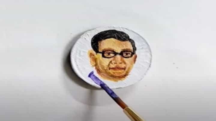 Ambedkar Jayanti 2023 : एक रुपयांच्या नाण्यावर साकारले डॉ. बाबासाहेब आंबेडकर, कोण आहे 'तो' अवलिया Ambedkar Jayanti 2023 : एक रुपयांच्या नाण्यावर साकारले डॉ. बाबासाहेब आंबेडकर, कोण आहे 'तो' अवलिया