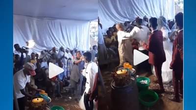 VIDEO : लग्नात नवऱ्याच्या नातेवाईकाला सुचली दुर्बुद्धी, केले असे काही की नवऱ्याचा संताप अनावर झाला