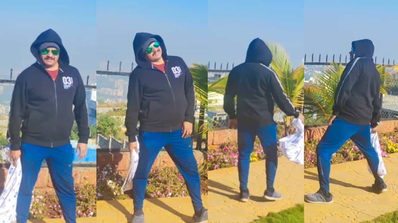 Video : अंगात हुडी, डोळ्याला गॉगल; 'श्रीवल्ली' गाण्यावर मनसे नेते वसंत मोरे यांचा झक्कास डान्स Video : अंगात हुडी, डोळ्याला गॉगल; 'श्रीवल्ली' गाण्यावर मनसे नेते वसंत मोरे यांचा झक्कास डान्स