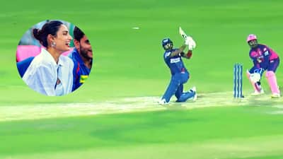 Kl Rahl : अथिया शेट्टी हिच्या अहोंनी 103 मीटरच्या सिक्स मारल्यावर तिचा आनंद गगनात मावेना, व्हिडीओ तुफान व्हायरल