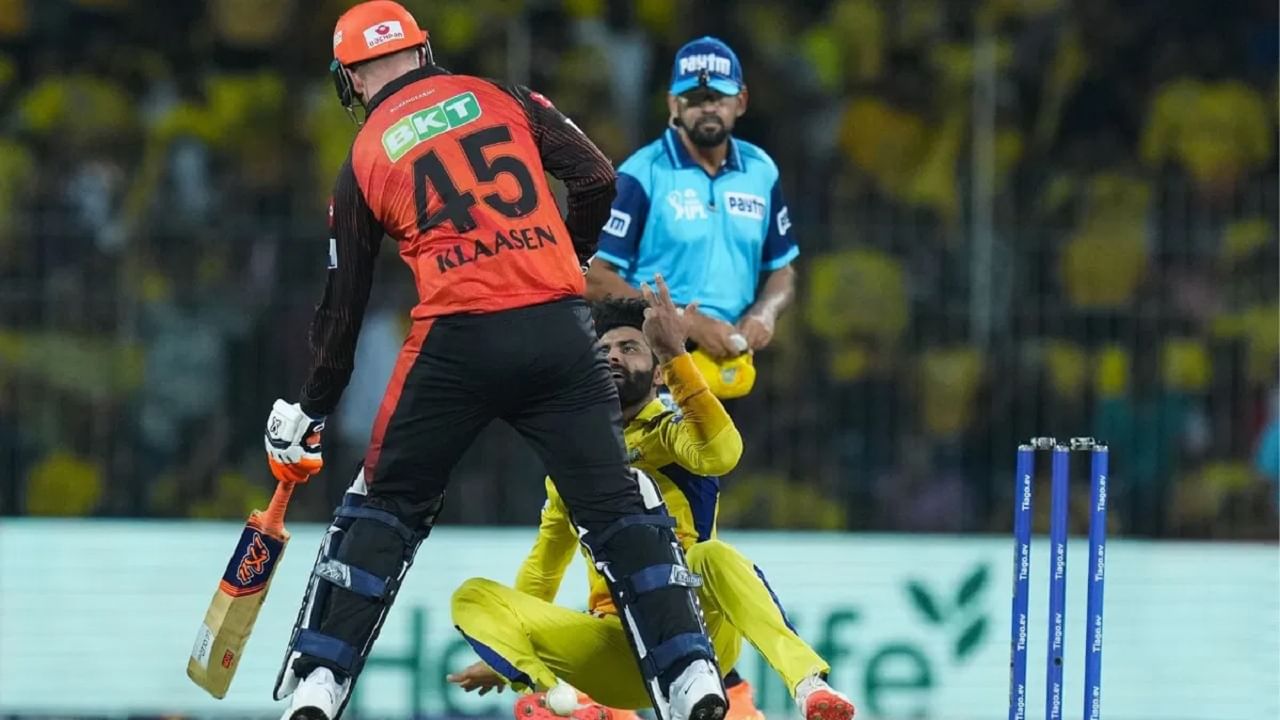 IPL 2023 CSK vs SRH : पहिल्यांदा धक्का, मग रागानं पाहिलं..! विकेट घेतल्यानंतरही रवींद्र जडेजाचा राग अनावर, पाहा Video