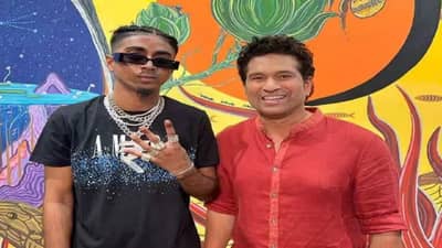 Sachin Tendulkar - MC Stan यांच्यात रंगला क्रिकेटचा सामना; रॅपर व्हिडीओ पोस्ट करत म्हणाला...