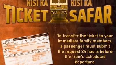 Railway News : रेल्वेची प्रवाशांसाठी खास सुविधा, आता तुमचे तिकीट कुटुंबियांच्या नावे ट्रान्सफर करा, कसे करायचे ते पाहा