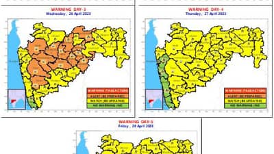25 April 2023 Maharashtra Temperature : राज्यात कुठे ऑरेंज तर कुठे यलो अलर्ट, तापमानातून दिलासा मिळाला का?