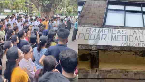 डॉक्टर बनण्याचं स्वप्न भंगलं, पोद्दार महाविद्यालयात विद्यार्थ्याच्या मृत्यूने खळबळ; विद्यार्थी आक्रमक