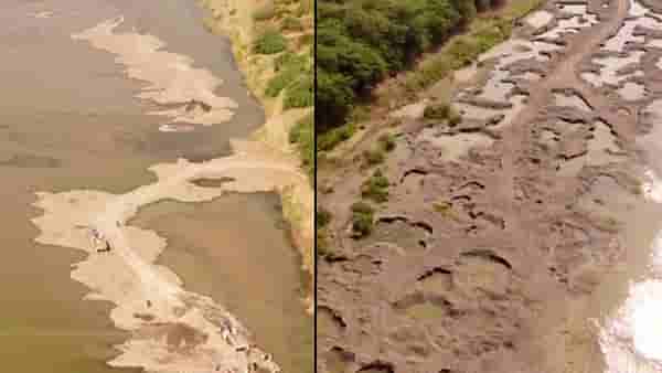 वाळू माफियांचा पूर्णा नदीवर घाला; दिवसा ढवळ्या सर्रासपणे वाळू उपसा सुरूच, प्रशासन मात्र ढिम्म